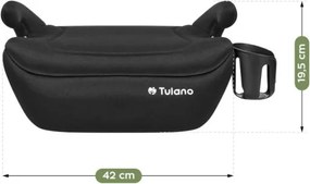 Detský podsedák do auta Cabby 20 čierny