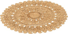 Prírodný okrúhly jutový koberec Oriental Mandal - Ø 80 cm