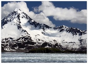Sklenený obraz - Národný park Kenai Fjords (70x50 cm)