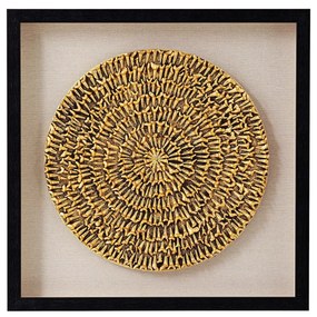 Chain Circle obraz zlatý 60x60 cm