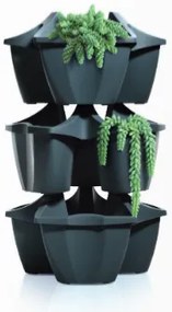 Kvetináč CROWL antracit 48 cm