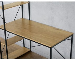 Autronic BONTEC Pracovný stôl 120x60cm, mdf, hnedá, GD-520 OAK Farba: Hnedá