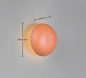 Oranžové LED nástenné svietidlo na USB Davey – Reality