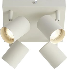 Moderné stropné bodové svietidlo béžové 4-svetlá nastaviteľné - Jeana