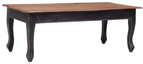 Konferenčný stolík čierny 120x60x45 cm mahagónový masív