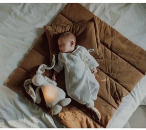 Moonie - Uspávačik s melódiou a svetlom zajačik silver