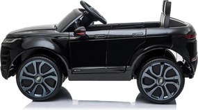 LEAN CARS Elektrické autíčko Range Rover Evoque čierne lakované