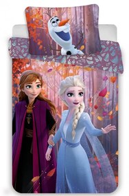 Jerry Fabrics Detské bavlnené obliečky – Frozen 2 Sister purple