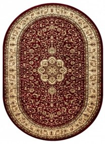 Kusový koberec Agas bordó ovál 150x250cm