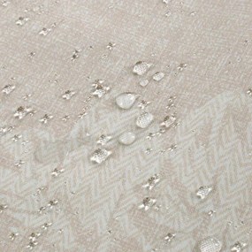 ZÁHRADNÝ VODEODOLNÝ ZÁVES NA PÁSKE GARDEN 155X200 CM VZOROVANÁ