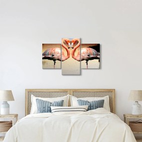 Obraz - dva plameniaky (90x60 cm)