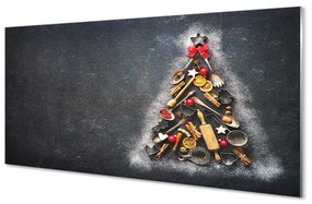 Nástenný panel  vianočné ozdoby 140x70 cm