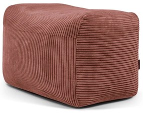 Menčestrový sedací vak v tehlovej farbe Plus 70 Lounge – SLOWDOWN