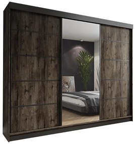 Skriňa Amo 250 jaseň tmavý