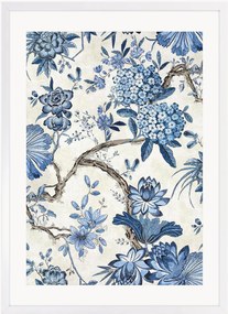 Nástenná dekorácia Blue Floral