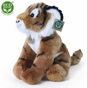 Plyšový tiger sediaci 30 cm ECO-FRIENDLY