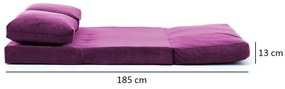 Rozkladacia pohovka Taida Purple