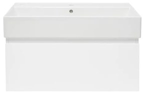 Kúpeľňová skrinka s umývadlom SAT B-WAY 79x30x45 cm biely lesk BWAY80WU2, 1 ks