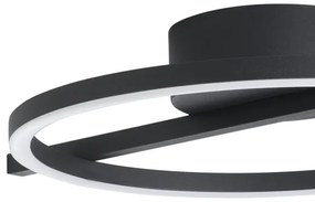 Eglo 901113 - LED Stmievateľné stropné svietidlo AMANDOLO LED/17W/230V čierna + DO