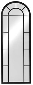 Hotel nástenné zrkadlo čierne 170x60 cm