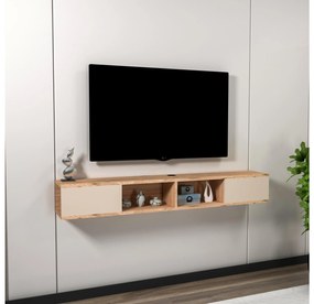 TV stolík/skrinka Mayaren (borovica atlantická + béžová). Vlastná spoľahlivá doprava až k Vám domov. 1107662