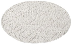 Dekorstudio Vintage okrúhly koberec CLASICO 8927 - béžový Priemer koberca: 160cm