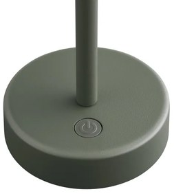 Nordlux - LED Stmievateľná nabíjacia stolná lampa ELLEN LED/2,8W/3,7V IP44 zelená
