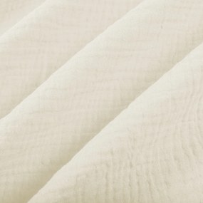 Biante Mušelínová obliečka na vankúš MSN-018 Svetlo vanilková 40 x 40 cm