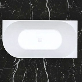 Rea Bellanto Slim, rohová akrylátová vaňa, 170x58cm, Pravá, biela odtoková krytka, REA-W0132