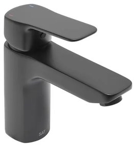 Umývadlová batéria SAT Cube Way bez výpuste čierna matná CU271MC, 1 ks