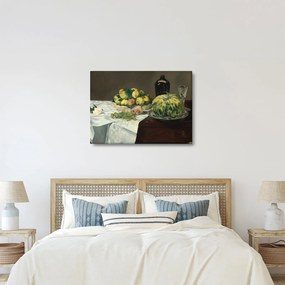Obraz - Edouard Manet, Still Life with Melon and Peaches, reprodukcia (70x50 cm)