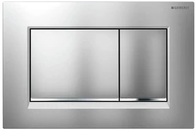 Geberit, GEBERIT SIGMA30 ovládacie tlačidlo, pre 2 množstvá splachovania, chróm mat, 115.883.JQ.1