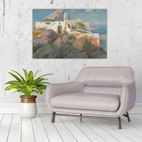 Obraz - William Stanley Haseltine, Santa Maria a Cetrella, Anacapri, reprodukcia (90x60 cm)