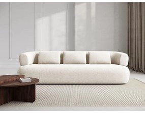 Béžová pohovka z textílie bouclé 226 cm Jenny – Micadoni Home