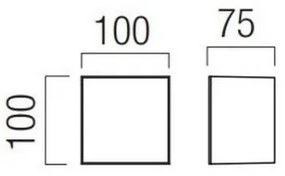 Redo 90321 - LED Vonkajšie svietidlo KODIAK LED/5W/230V 4000K 10 cm IP65 biela