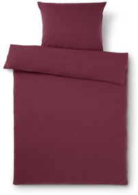 Džersejová posteľná bielizeň, bordovočervená, štandardná veľkosť