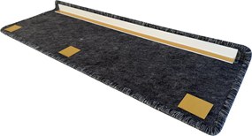 Vopi Nášľapy na schody Gandia šedý obdĺžnik, samolepiaci - 25x80 obdĺžnik (rozmer vrátane ohybu)