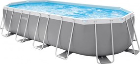 INTEX PRISM FRAME Oválny bazén 610 × 305 × 122 cm s filtráciou 220–240V 26798NP