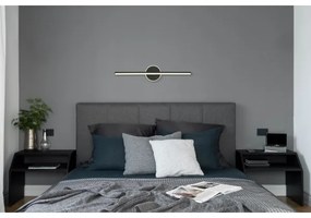 Globo 41924S - LED Kúpeľňové osvetlenie zrkadla PEPE LED/10W/230V IP44 čierna