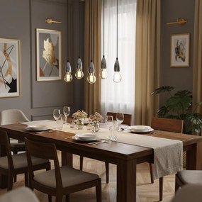 Toolight Toolight, stropná lampa závesná 1xE27, APP358-1CP, chróm, OSW-08424