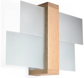 Nástenné svietidlo Sollux Leda Natural