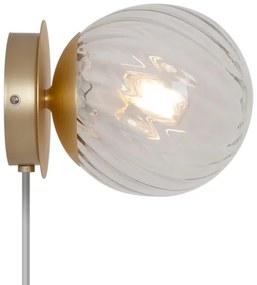 Nordlux - Nástenné svietidlo CHISELL 1xE14/25W/230V mosadz