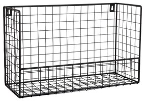 Čierna oceľová polica 40 cm Reja – PT LIVING