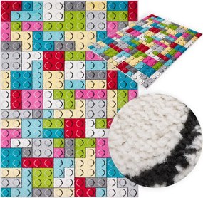 Koberec Agnella Funky Top Super Klocki Amarylis