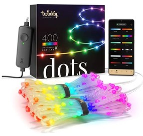 Twinkly TWD400STP-TEU - LED RGB Vonkajší stmievateľný pásik 400xLED 20m IP44 WiFi TWD400STP-TEU