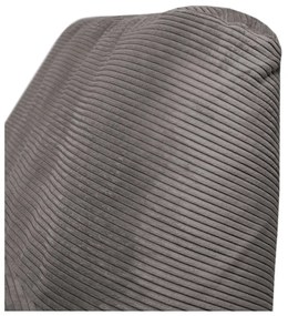 Čierny menčestrový sedací vak Sofa Tube – SLOWDOWN