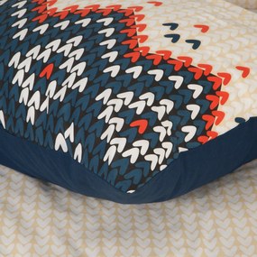 VIANOČNÉ RENFORCÉ OBLIEČKY NORDIC 200X220 CM, 2KS 70X80 CM VZOROVANÉ