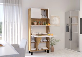 PC stolík Home (biela lesklá + dub burgundský). Akcia -22%. Vlastná spoľahlivá doprava až k Vám domov. 1124936