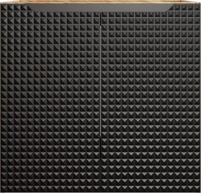 Comad Kúpeľňová skrinka pod umývadlo Luxor Black 60 čierna/dub olejovaný