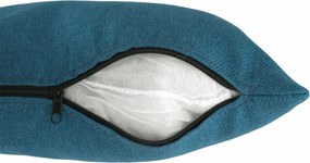 KONDELA Farido rozkladacie kreslo tyrkysová / dub